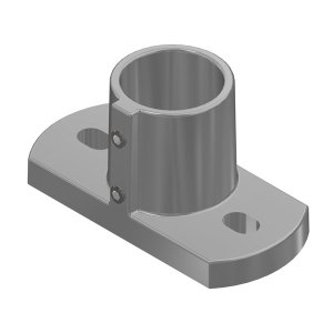 SnapNrack Rectangular Base Flange 1.5" AlMg, 172-05807