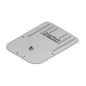 SnapNrack Comp Flashing 9"x12" Silver Aluminum (requires umbrella lag), 232-01376