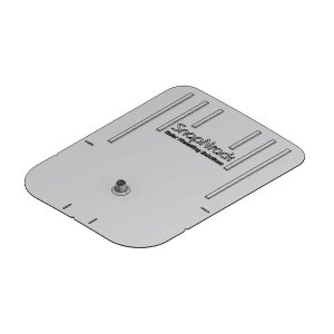 SnapNrack Comp Flashing 9"x12" Silver Aluminum (requires umbrella lag), 232-01376