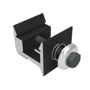 SnapNrack Ultra Rail Mounting Clamp Black, 242-01230