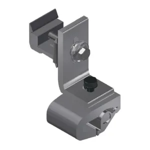 SnapNrack Ultra Rail Wide Base Seam Clamp w/L-Foot & Lock, 242-05159