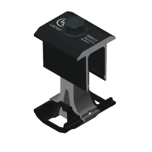SnapNrack Ultra Rail Mid Clamp Black, 242-02071