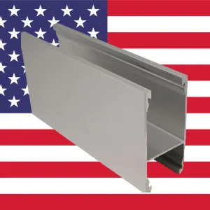 SnapNrack Domestic Ground Rail 172" - Mill, 232-02542-USA