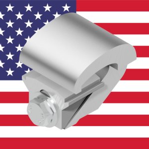 SnapNrack Domestic Universal End Clamp, 242-02215-USA