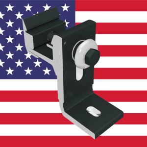 SnapNrack Domestic Ultra Rail AP L-Foot - Black, 242-01239-USA