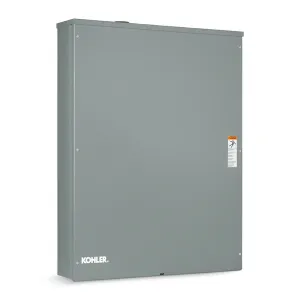 Kohler Power Co. Single Phase 200A Service Entrance Automatic Transfer Switch w/42 Load Center, RDT-CFNC-200BSEQS3