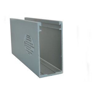 ProSolar 184" x 3" Extra Deep Support Rail - Clear Annodized, R-184XD