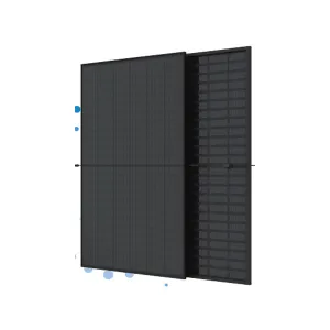Trina Solar 420W 144 Half-Cell TOPCon Black Bifacial Solar Panel, TSM-420-NE09RC.05