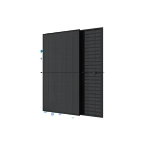 Trina Solar 415W 144 Half-Cell N-Type TOPCon Black Bifacial Solar Panel, TSM-415-NE09RC.05