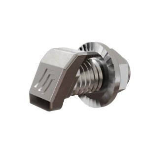Pegasus Solar Dovetail 3/8" T-Bolt & Serrated Flange Nut, PSR-DTN