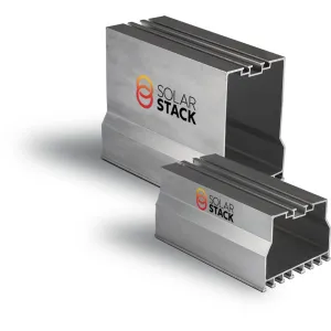 Solar Stack 8" Solar Pedestal w/5deg Tilt Low, SS-8-T5L