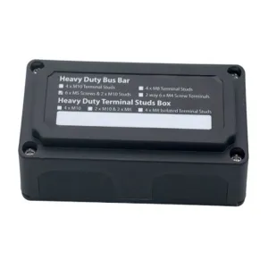 Pytes 300A/6 M5+2 Bus Bar w/ M10 Terminal Screws, BUS BAR