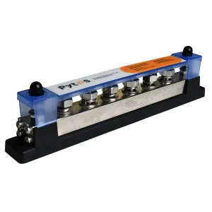 Pytes 600A Busbar - 6 M10 and 2 M8 Terminals, 110409100027