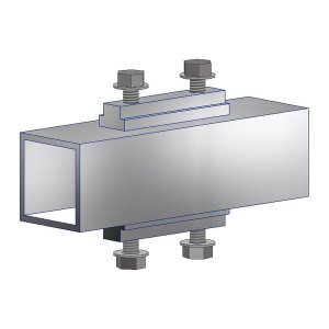 ISA Corporation 3x2 Module Rail Splice, SP3X2