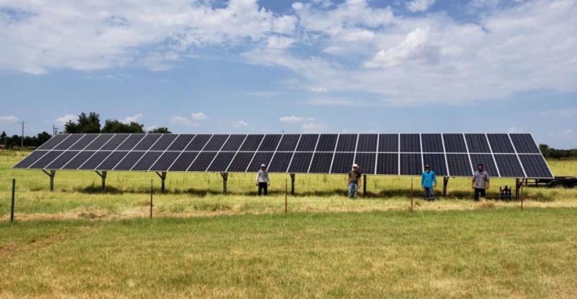 Vernon Texas Array: Greentech Renewables and Davis Electric Solar, Texas, Witchita Falls Davis Electric