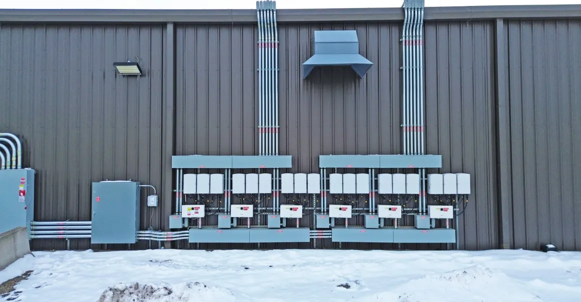 Rockford Commercial Ring Container Installation project. 