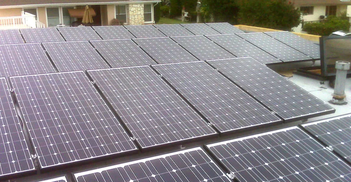 Sanyo 215A Solar Residential Install