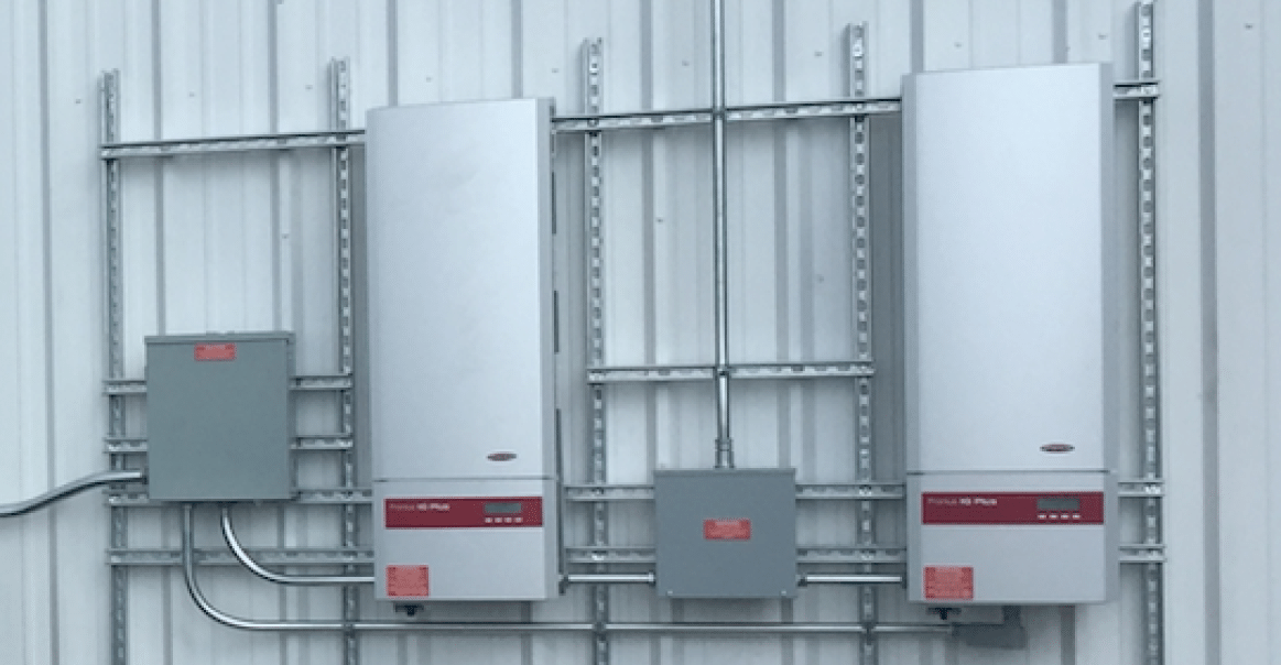 25.22 kW grid-tied photovoltaic system Fronius Inverters 25.2 kW solar install Branson Missouri