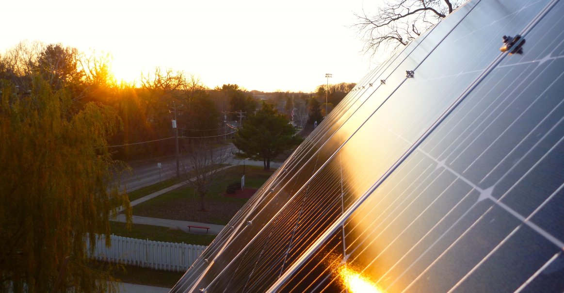 Greentech Renewables roof mounted residential solar project in Wisconsin.