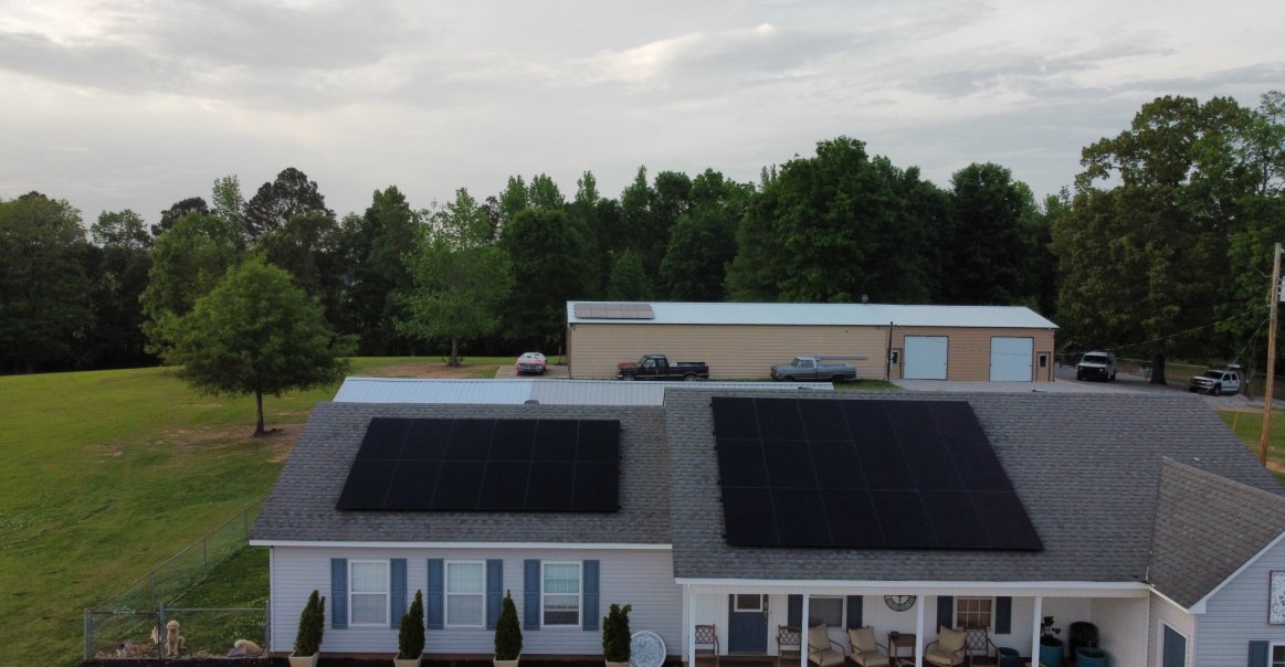 Residential Installation in Jacksonville alternate view. 