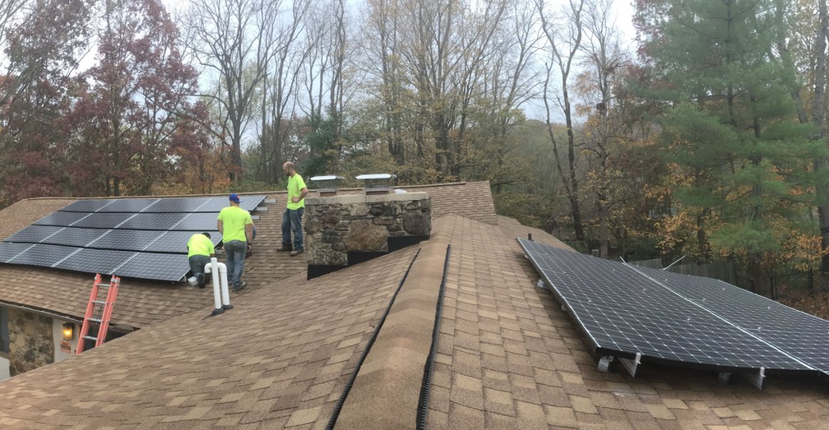 Panasonic HIT 325W Solar Panasonic Solar Residential Installation