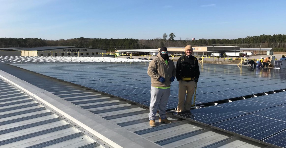 Solar Installers Inspecting Project