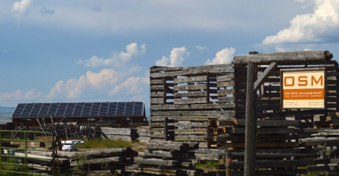 Commercial installation site in Colorado. Commercial installation site in Colorado.