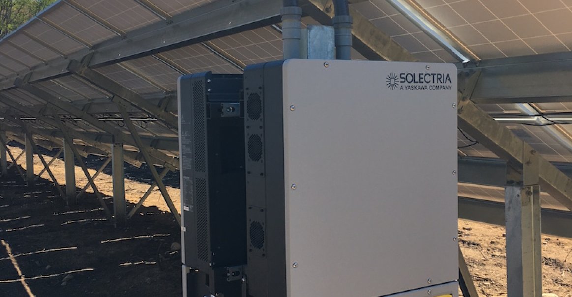 String Inverter on the end of the array Yaskawa - Solectria String TL