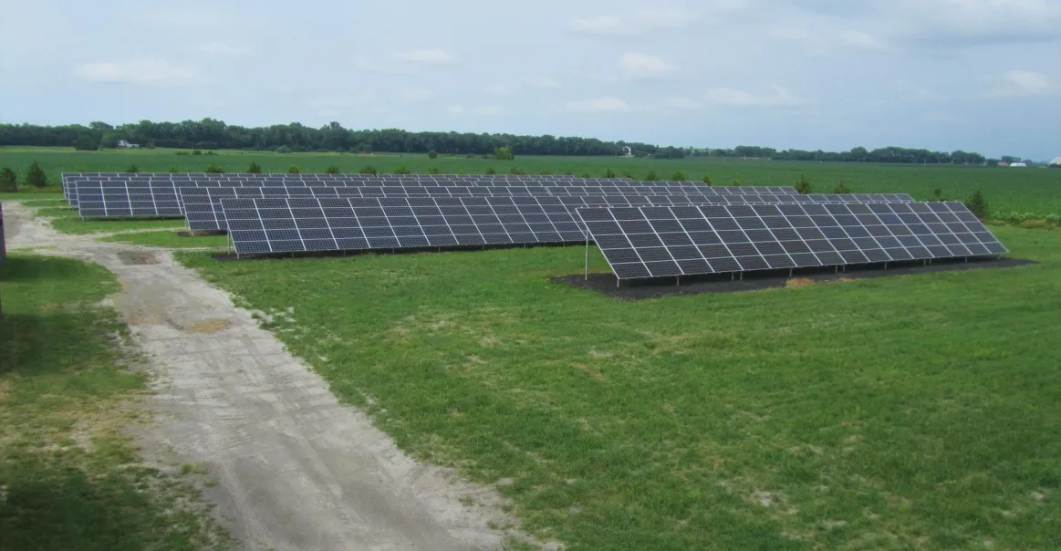 Large Rural Solar Installation