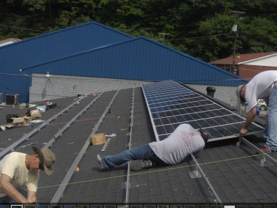 16kW System on Town Hall in Man, WV