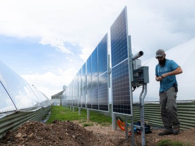 26 kW Bifacial Solar Fence in Fort Collins, CO