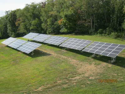 36 kW Commercial Solar Ground Mount in Oakdale, PA