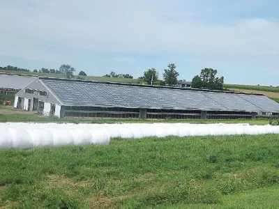 260 kW Hope Valley Farm Solar Barn Project in Quarryville, PA
