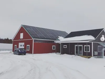30,641kWh Replenova Farm Solar Barn in Durham, ME