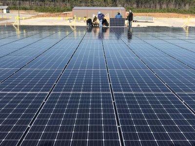 1,650-Panel Array on Wholesale Produce Facility in Columbia, SC