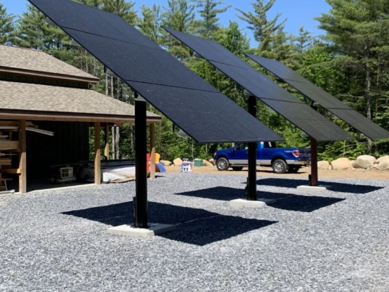 8.6 kW Off-Grid Ground Mount PV System