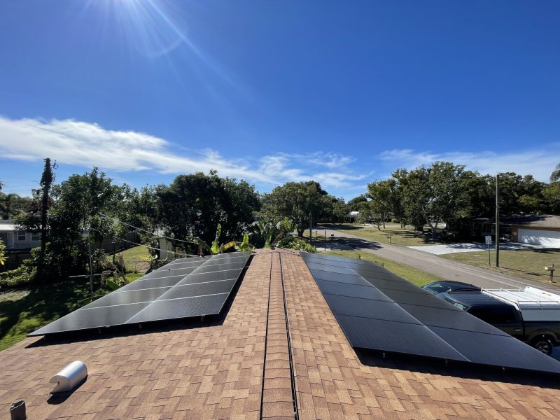 Solar Panels on Residential Roof