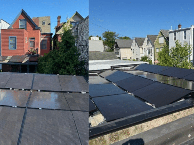25-solar panel residential system installation in Pittsburgh, PA.
