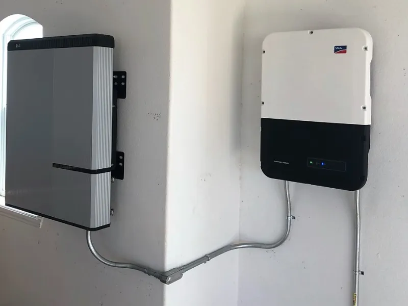 Sunny Boy Inverter Connected to Solar Project