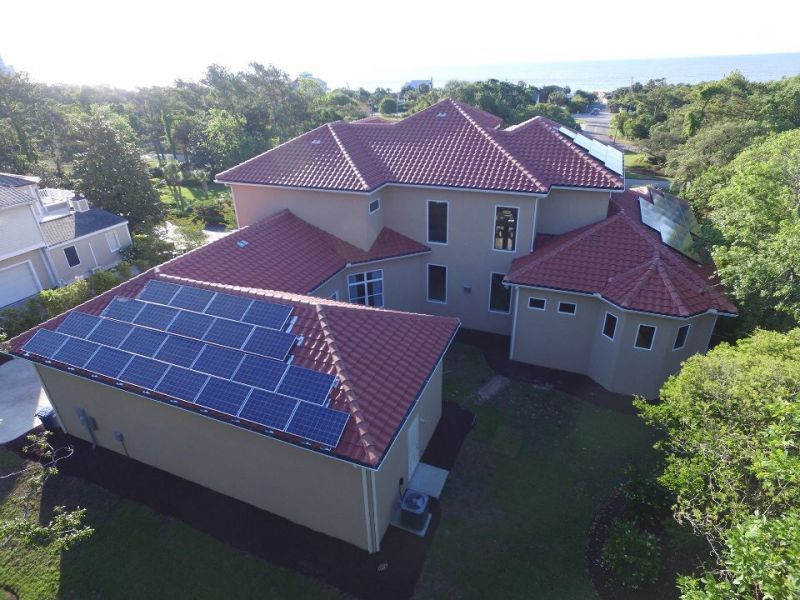 Monarch Solar Installation on Residential Building