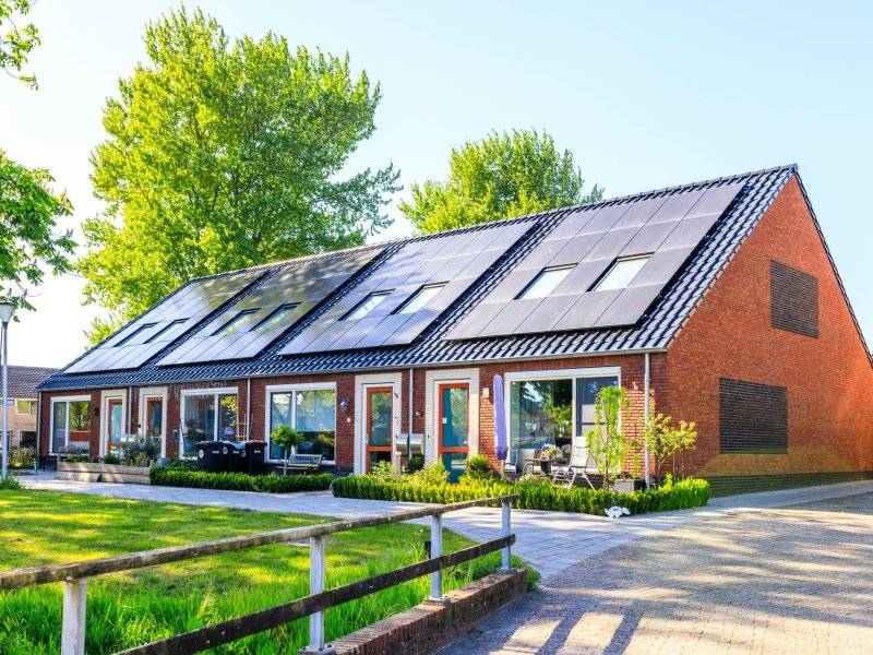Solar PV System on residential home. 