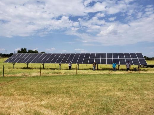 Vernon Texas Array: Greentech Renewables and Davis Electric Solar, Texas, Witchita Falls Davis Electric