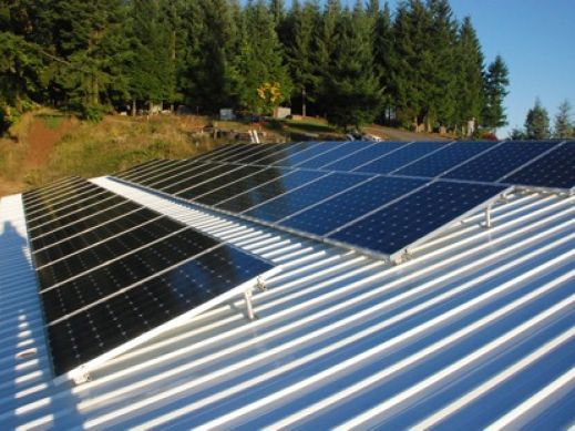 9.3kW Solar Barn with Enphase in Portland, OR Successful installation