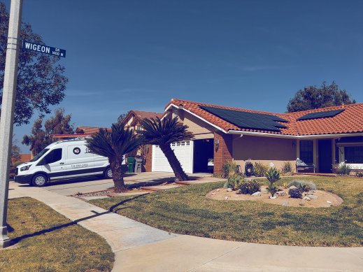 Solar Panels on Residential Roof