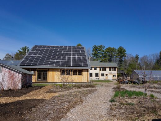 Frith Farm barn solar PV system Scarborough, ME 23.7kW photovoltaic system