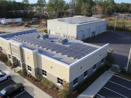 73.75 kW Gainesville, FL Flat Roof Solar Array