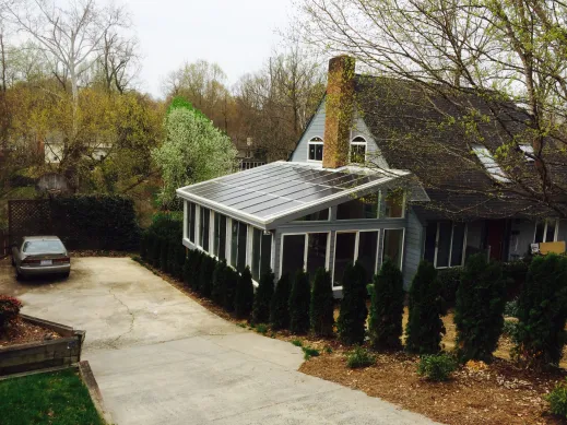 This elegant solarium