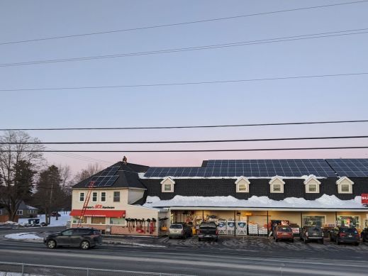 Sleeper's Supermarket PV System 71.89 kW PV system in Limington, ME