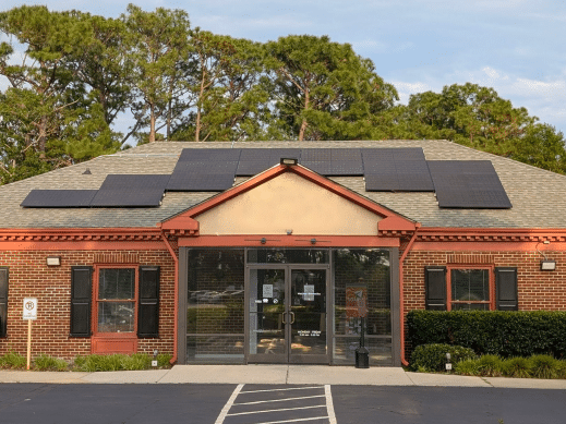 Greentech Renewables supplied commercial installation project in Raleigh, NC
