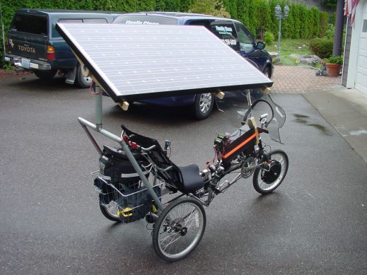 Off Grid Solar Bike and Solar Canoe